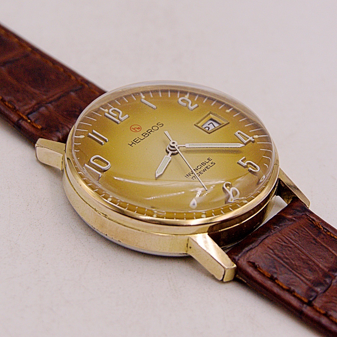 นาฬิกาเก่า HELBROS ไขลาน