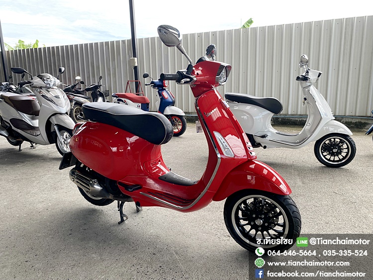 ★ฟรีดาวน์★VESPA SPRINT 125 I GET ABS ปี67 สีแดงสด ไมล์วิ่งน้อย เครื่องแน่นๆ ชุดสีสวยเวอร์ เครื่องดี ศูนย์ดี ราคา 77,500