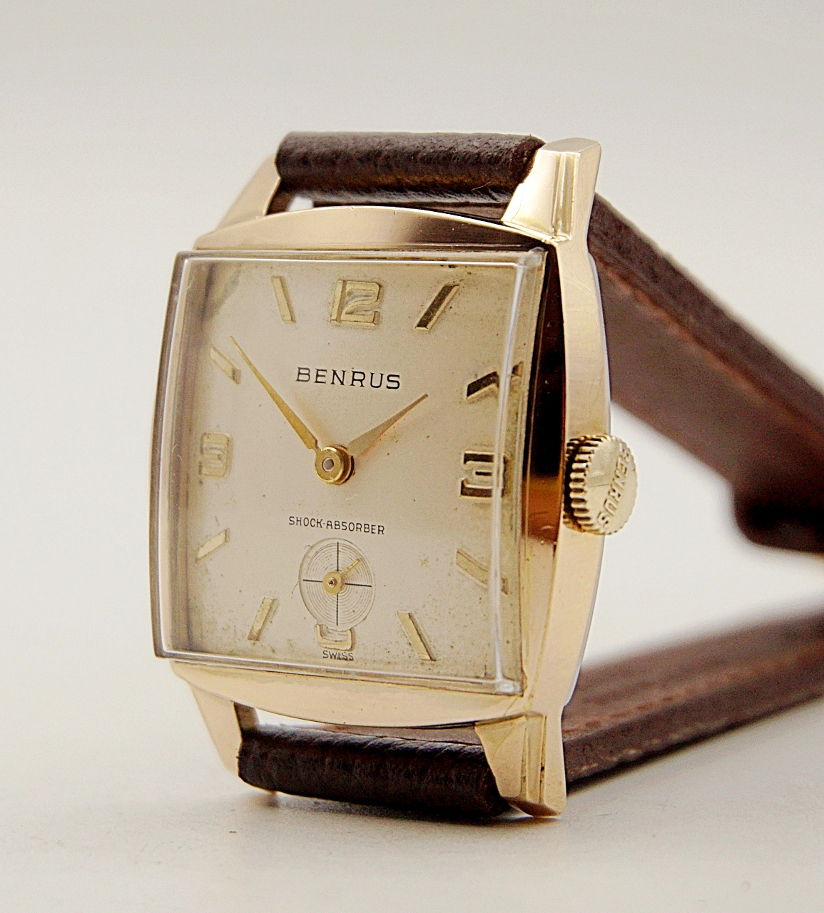 นาฬิกาเก่า BENRUS ไขลานสองเข็มครึ่ง