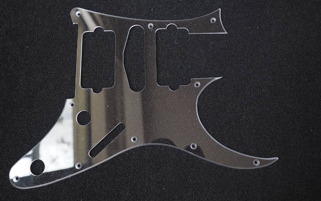 Pickguard Ibanez RG Jem Clear (แบบโปร่งใสมองทะลุ )