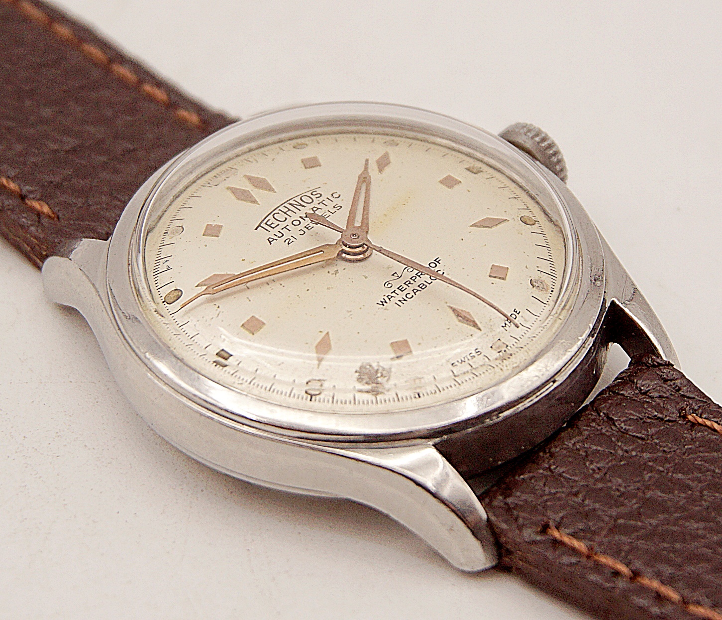 นาฬิกาเก่า TECHNOS ออโตเมติก
