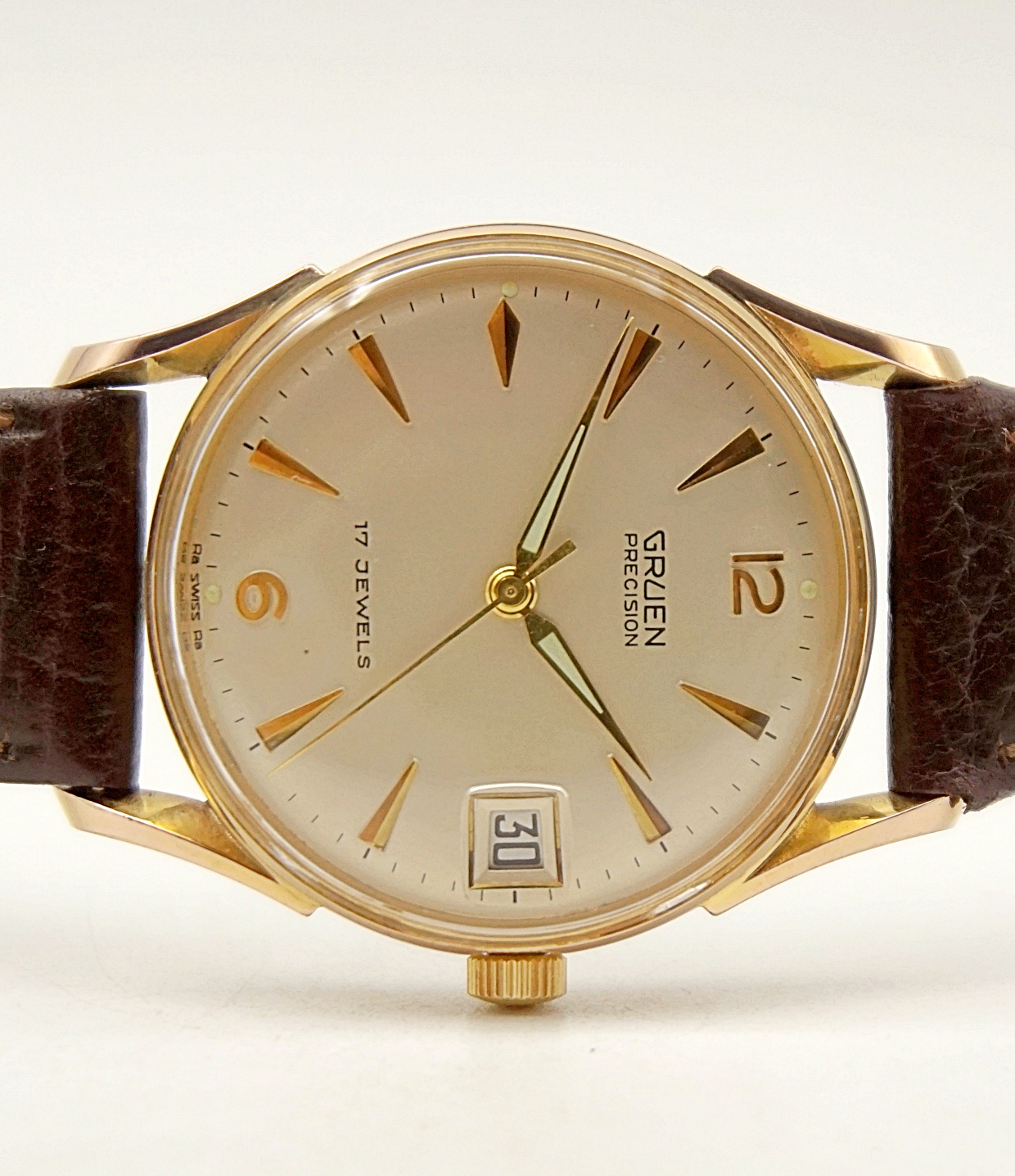 นาฬิกาเก่า GRUEN ไขลาน