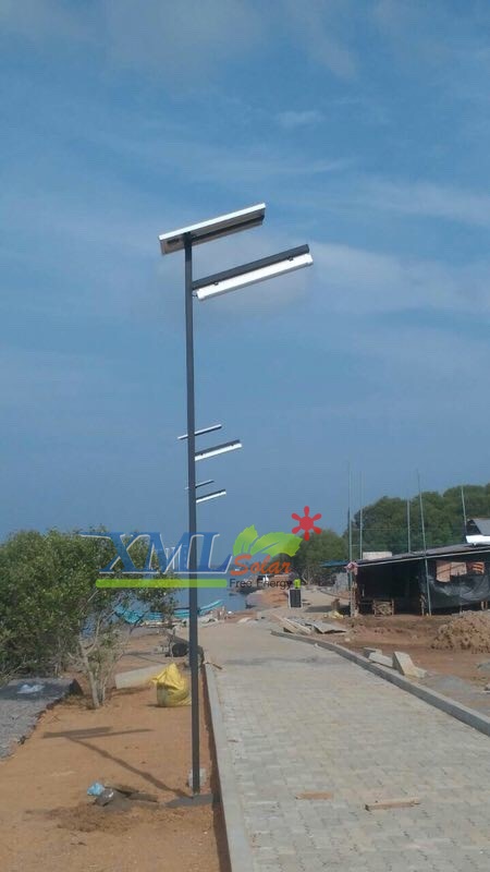 ชุดไฟหลอดยาวโซล่าเซลล์ 30 Watt Monocrystalline (แสง ขาว)