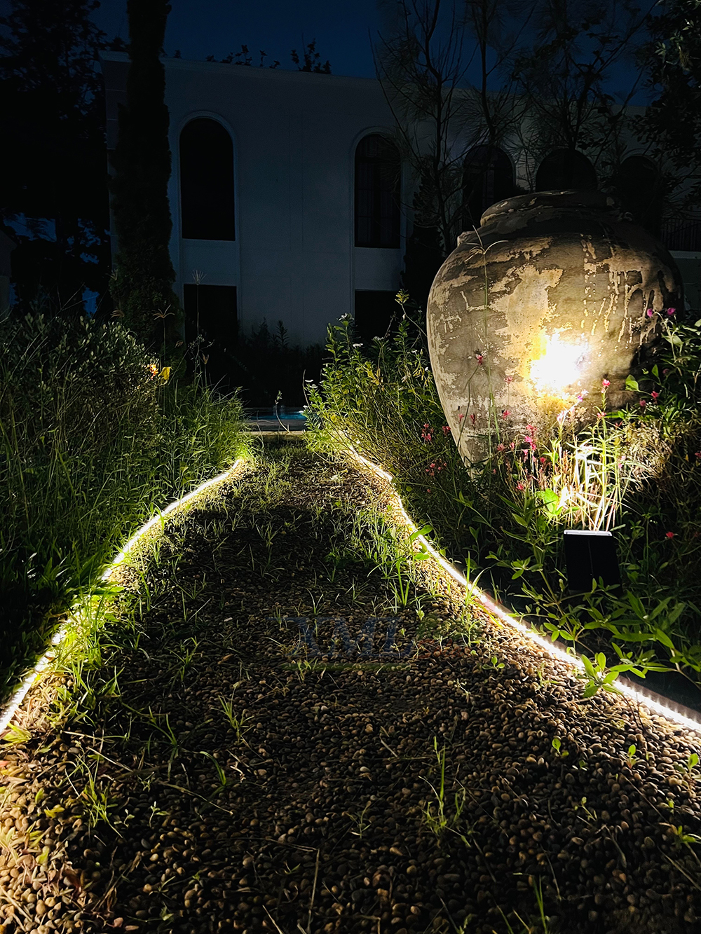 ไฟเส้นโซล่าเซลล์ รุ่น MD-SOLAR-SL10M / 20M / 30M / 50M (แสงเหลืองวอมไวท์)