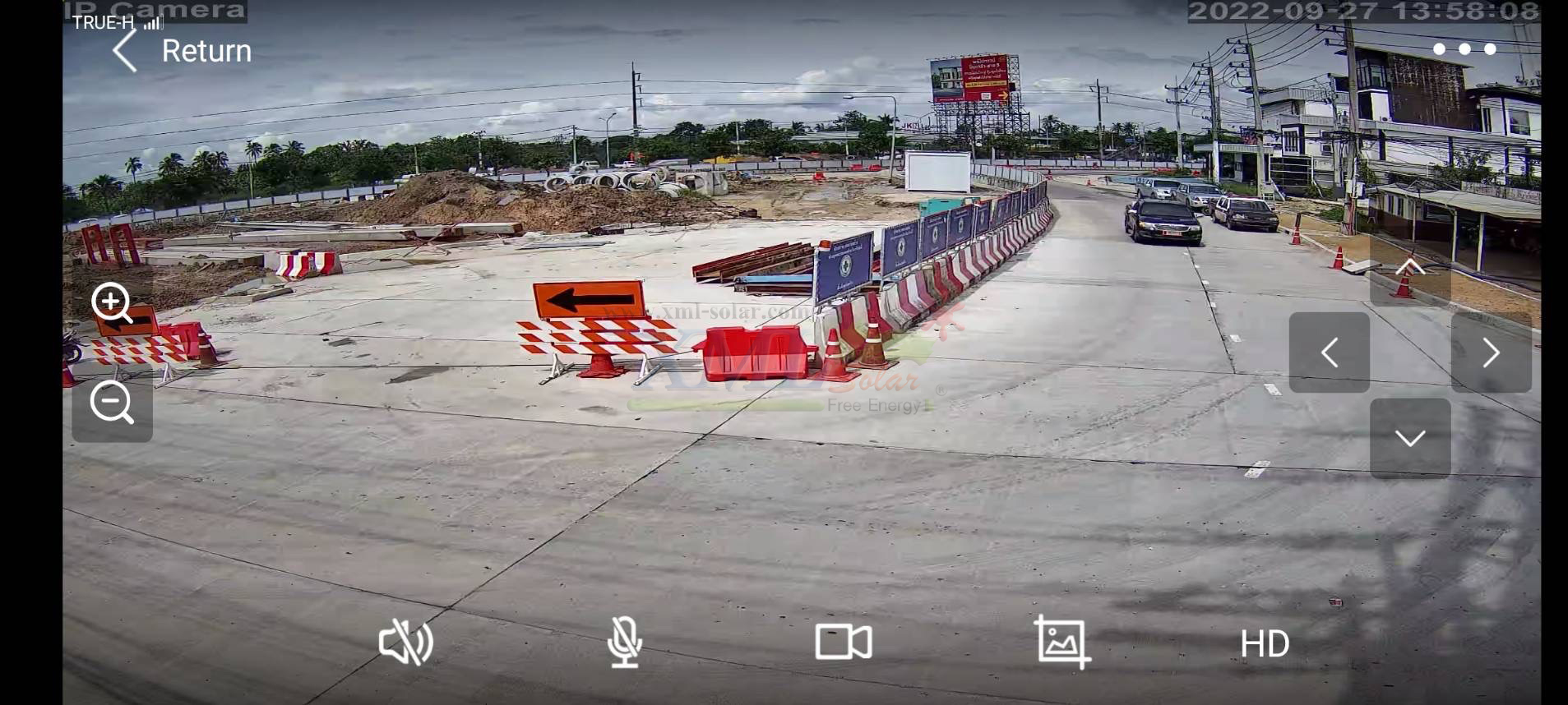 กล้องวงจรปิดโซล่าเซลล์ 80W. / ใช้simcard 4G (1080P) Solar CCTV Camera With 4G