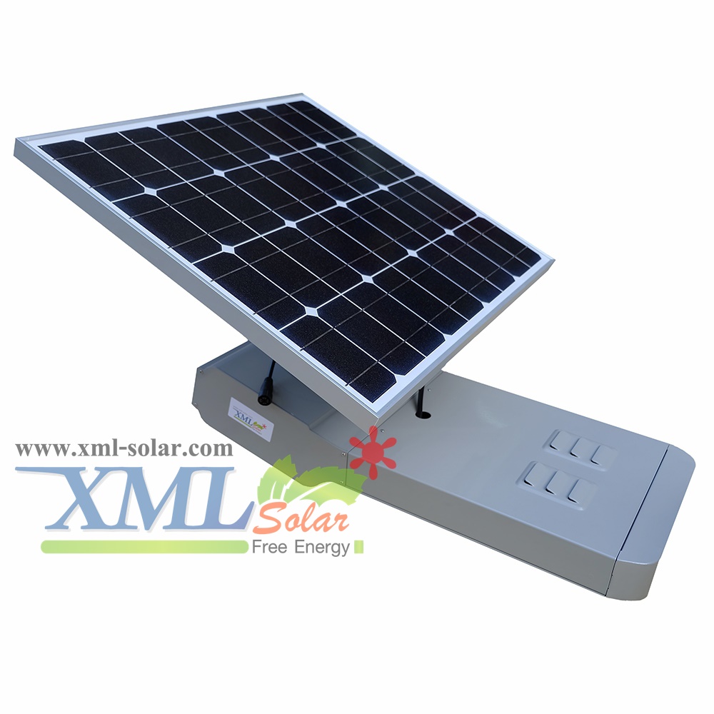 โคมไฟถนนอัจฉริยะ โซล่าเซลล์ 65 Watt Monocrystalline
