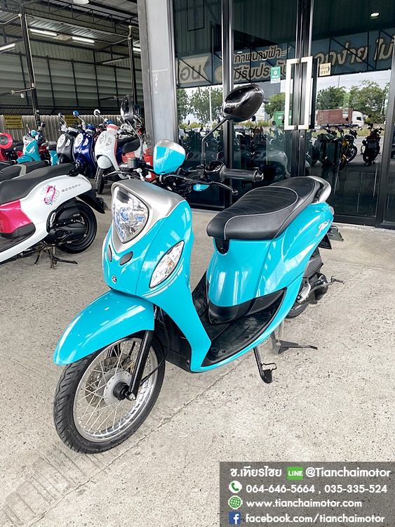 ★ดาวน์4,500★FINO ปี 66 สีเขียวมิ้น วิ่งน้อย เครื่องเดิมแน่น ใช้งานทนทาน ขับขี่คล่องตัว ชุดสีสวย เครื่องดี ศูนย์ดี ราคา 38,900