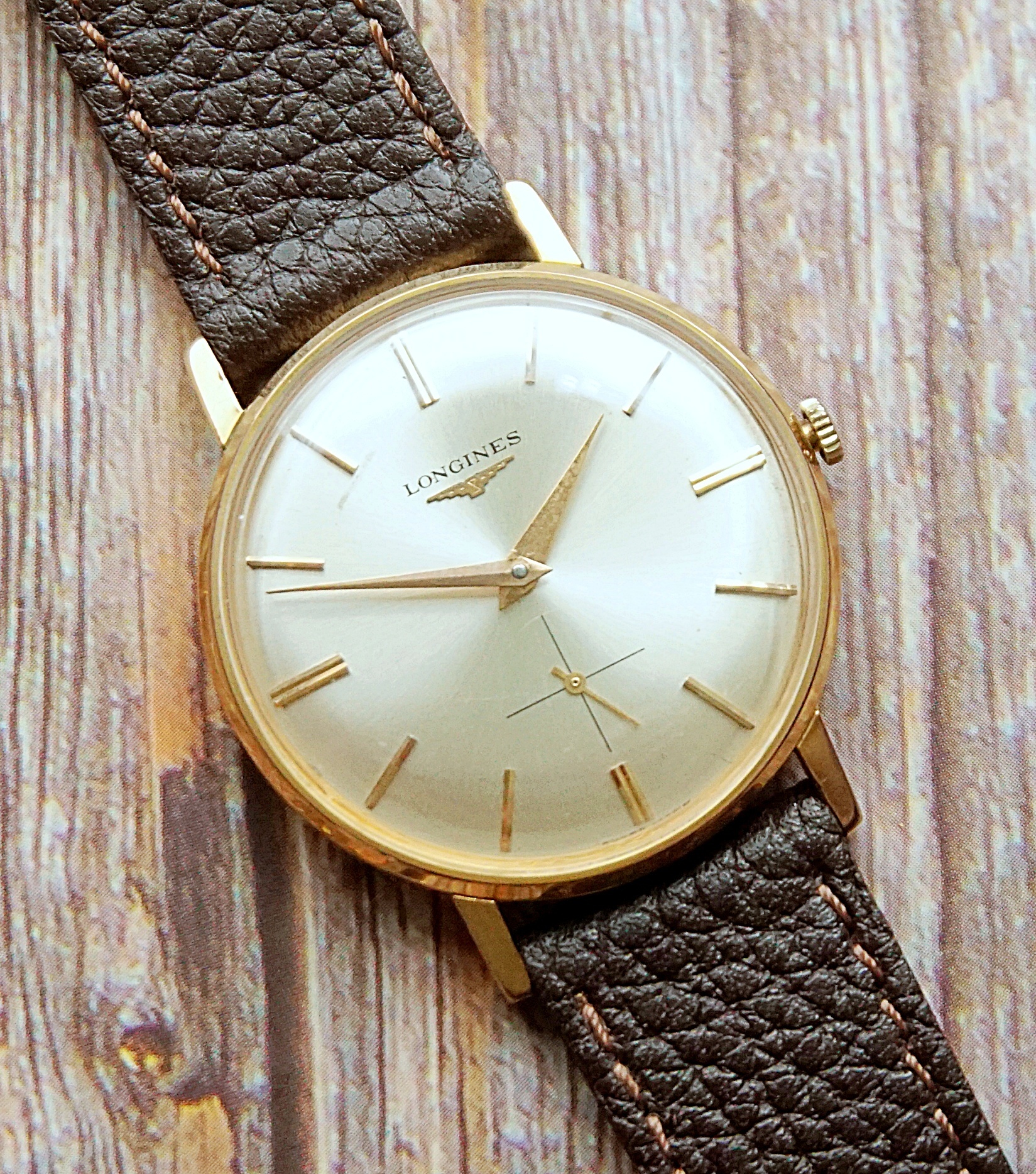 นาฬิกาเก่า LONGINES ไขลานสองเข็มครึ่ง