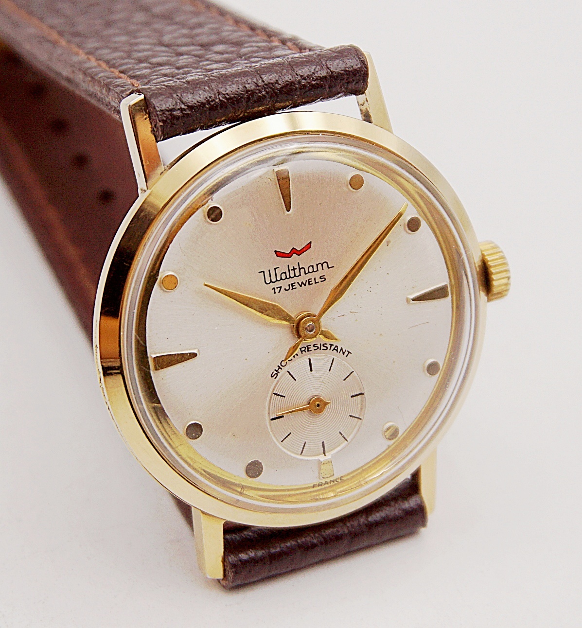 นาฬิกาเก่า WALTHAM ไขลานสองเข็มครึ่ง