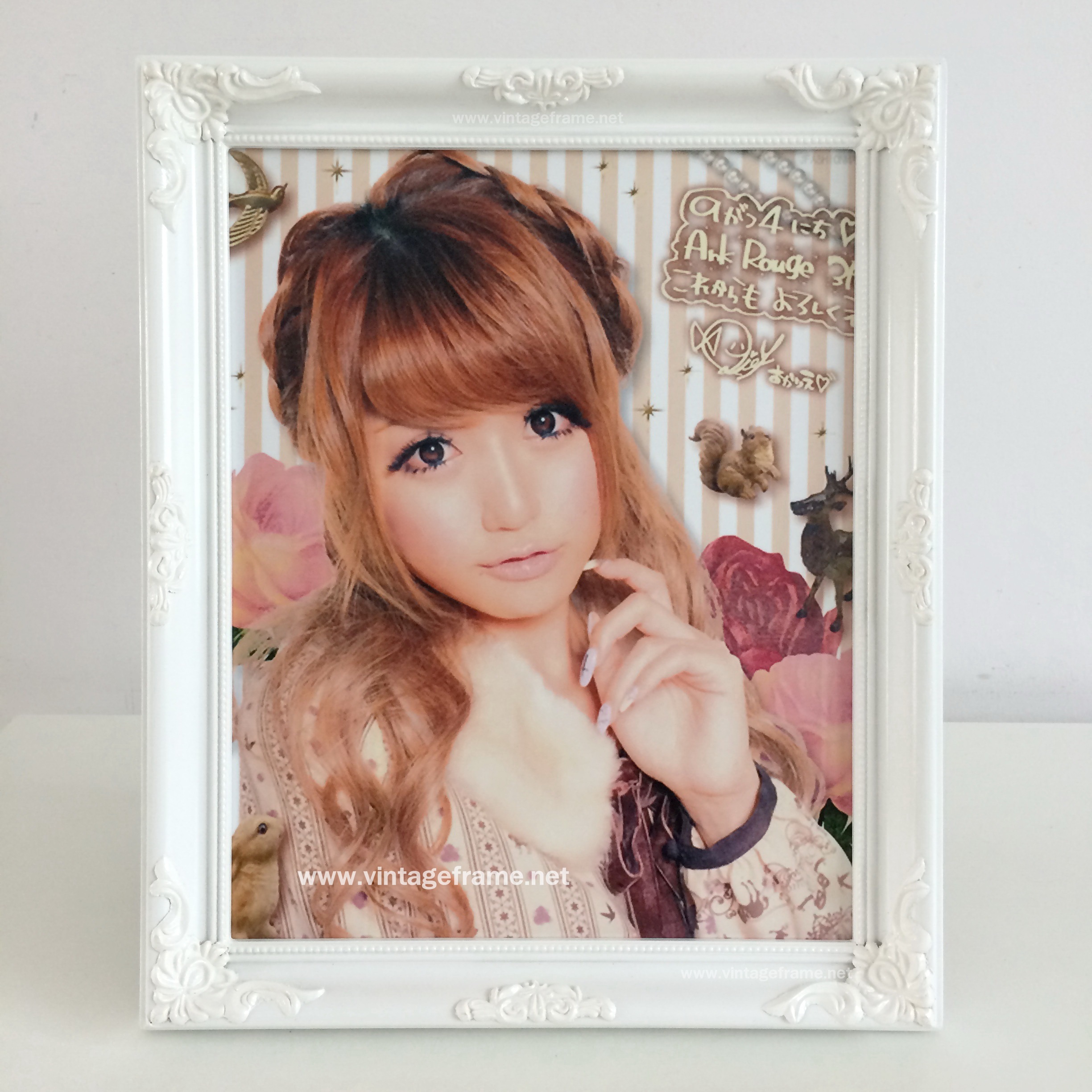 หลุยส์ยุโรป ขนาด 8x10 นิ้ว สีขาว