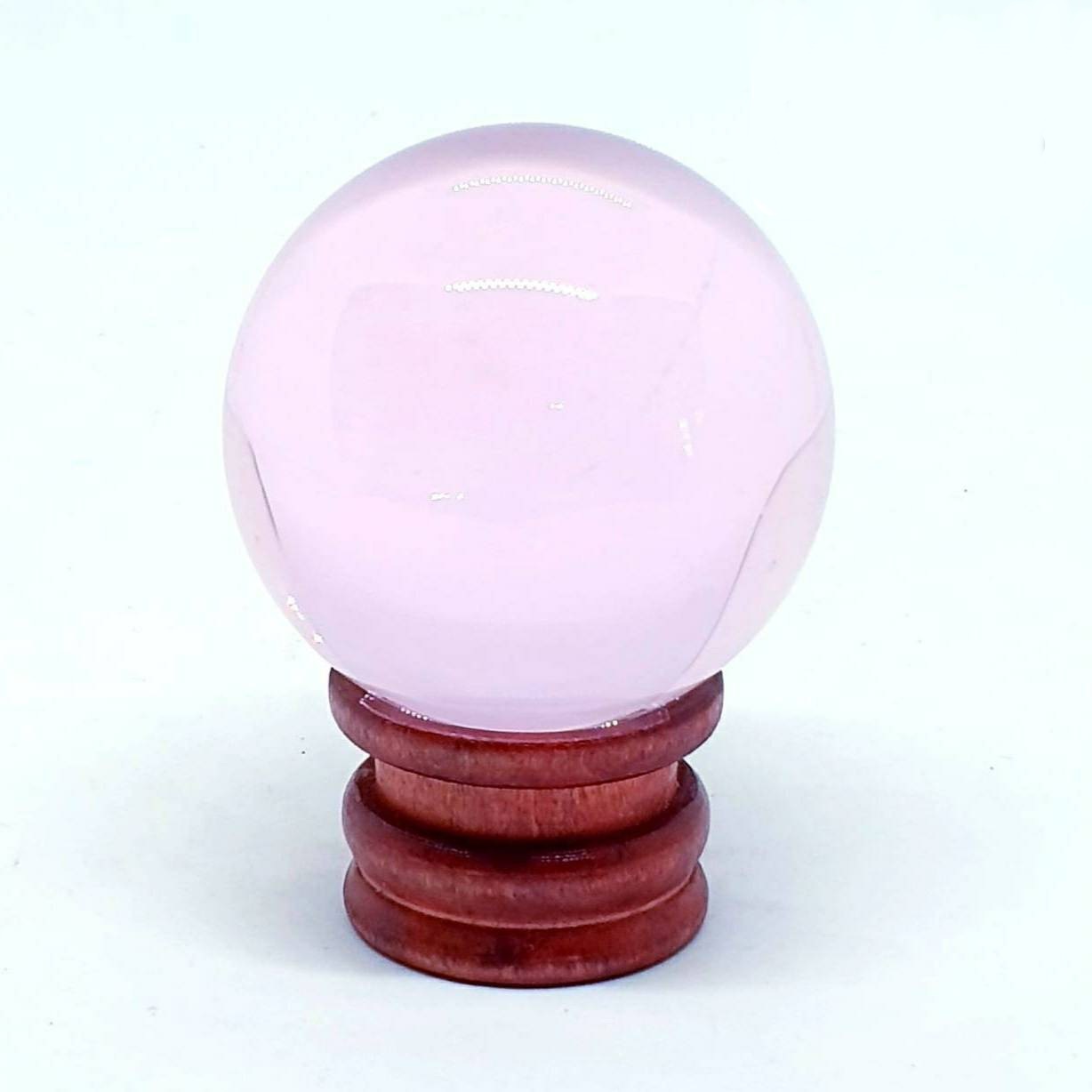 ลุกแก้ว 6ซม. ( 2.5นิ้ว ) คริสตัลใสแท้ไม่ลอก ลูกกลมมาตรฐาน มีหลายสีให้เลือก บูชา ตกแต่ง