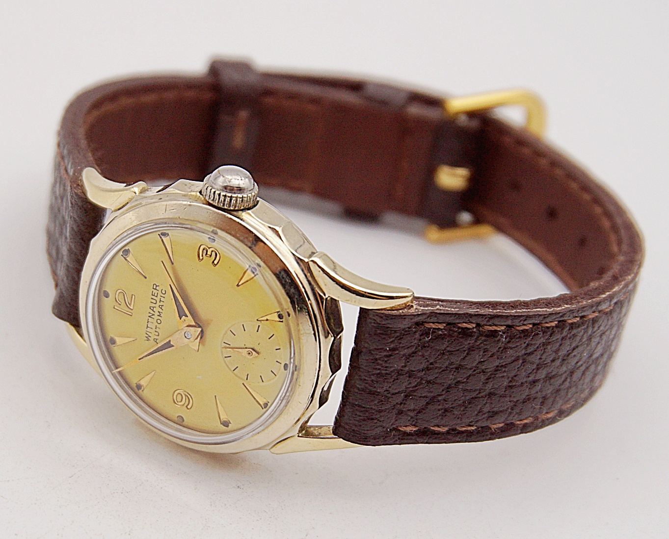 นาฬิกาเก่า WITTNAUER BY LONGINES ออโตเมติกสองเข็มครึ่ง (นาฬิกาผู้หญิง)