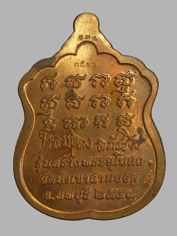 เหรียญหลวงปู่เรือง วัดเขาสามยอด ปี2554