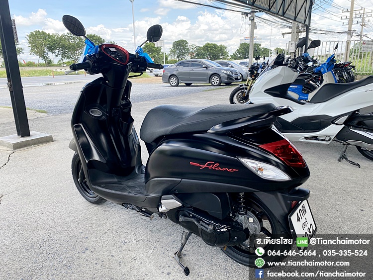 ★ดาวน์2,000★GRAND FILANO ปี 66 สีดำ เครื่องเดิมดี ชุดสีสวย ประหยัดน้ำมัน เครื่องดี ศูนย์ดี ใช้งานได้ทั้งครอบครัว ราคา 49,900