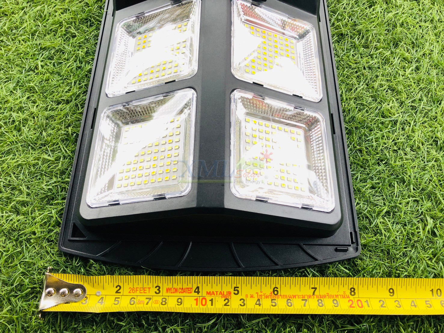 โคมไฟถนนโซล่าเซลล์ 80W รุ่น MD-SLT26-80W (เปิดได้ 3 แสง)