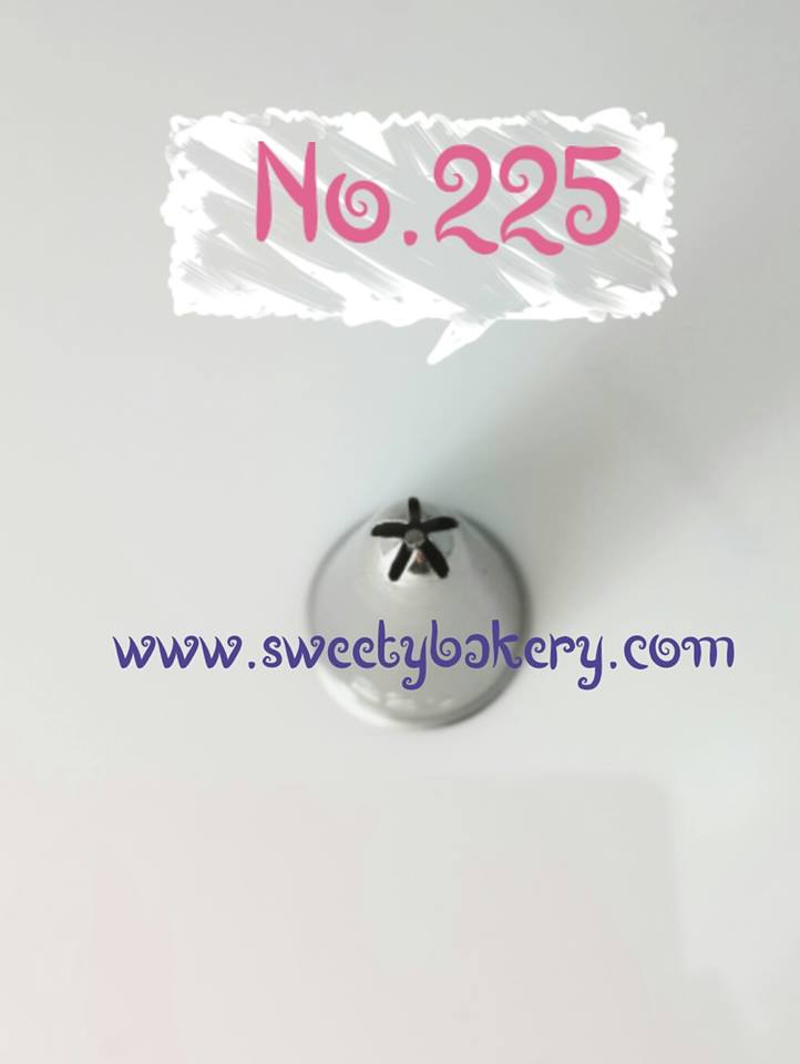 หัวบีบไซส์พิเศษ เบอร์ 225 (นำเข้าเกาหลี) DROP FLOWER TUBES