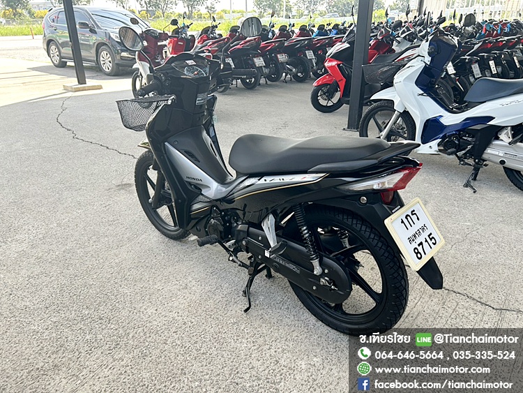 WAVE110I ปี66 ล้อแม็กซ์ สตาร์ทมือ วิ่งเพียง 1600 กิโล สภาพเหมือนใหม่ เครื่องเดิมๆ ศูนย์ดี ชุดสีสวยเป๊ะ รถพร้อมใช้งาน ราคา 41,500