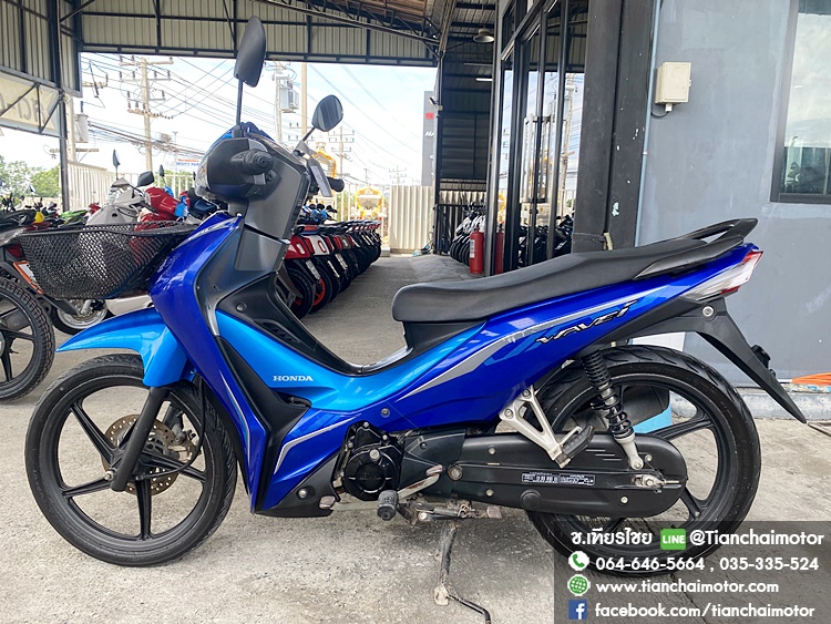 ★ดาวน์3,500★WAVE110I ปี 62 สีน้ำเงิน ล้อแม็กซ์ สตาร์ทมือ เครื่องเดิมๆ เครื่องดี ศูนย์ดี รถพร้อมใช้งาน ราคา 33,900 (ตามสภาพ)