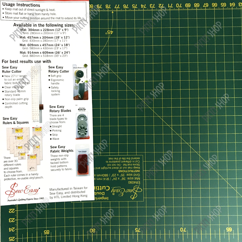 แผ่นรองตัด ขนาด 90 x 60 ซม.
