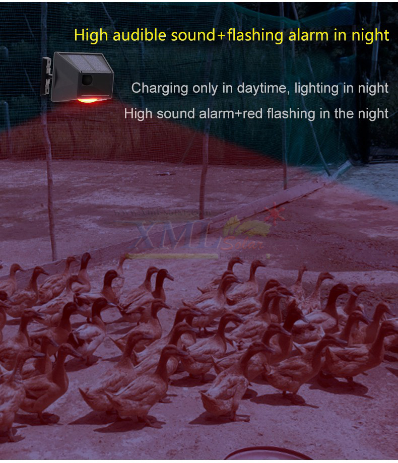 สัญญาณกันขโมย (Alarm) โซล่าเซลล์ รุ่นใหม่ + Remote