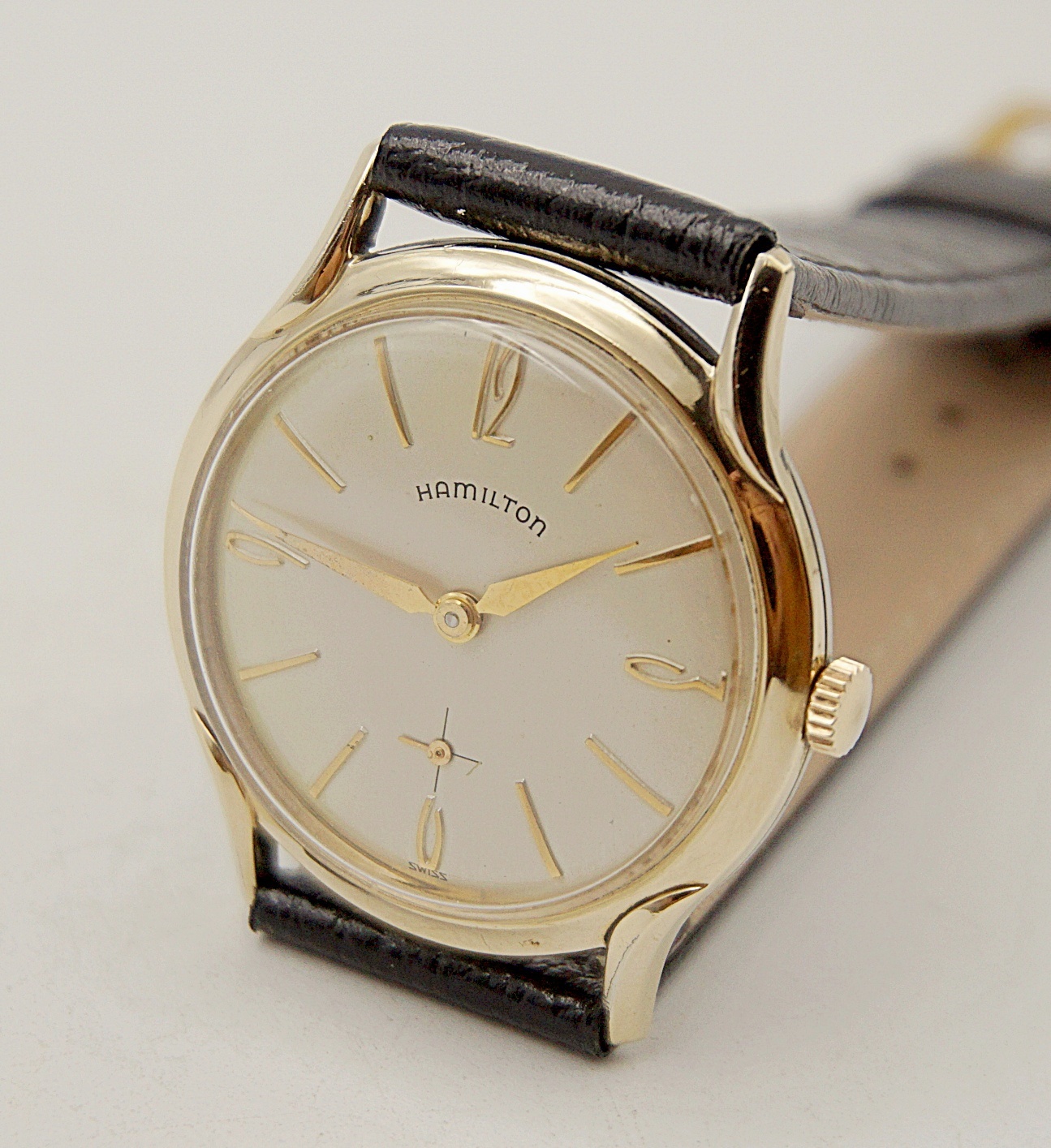 นาฬิกาเก่า HAMILTON ไขลานสองเข็มครึ่ง