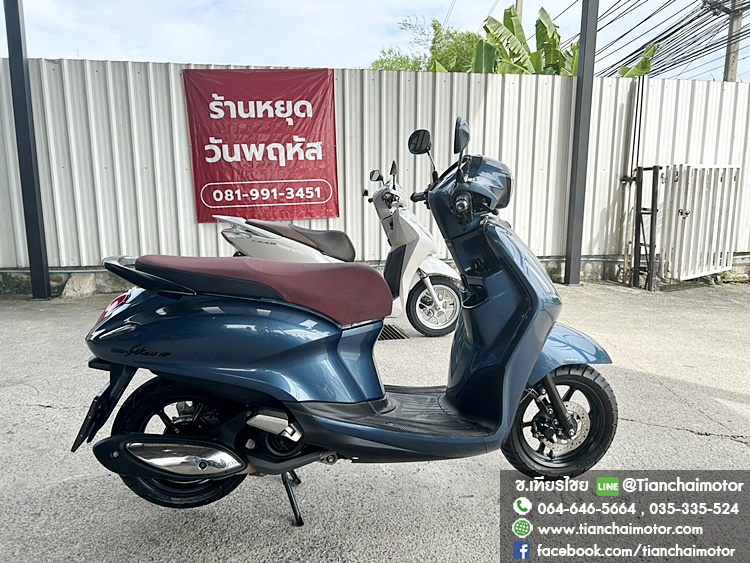 GRAND FILANO ปี67 ABS ตัวรีโมท ชุดสีสวย เครื่องเดิมๆ ขับขี่นิ่ม เครื่องแน่น ประหยัดน้ำมัน ศูนย์ดี ราคา 59,900