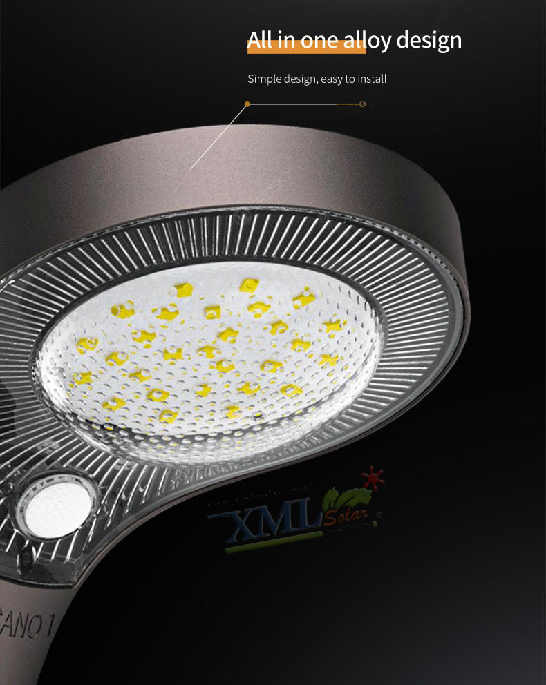 โคมไฟกิ่ง รุ่น ฝักบัว 200 lm + Motion Sensor (แสง : เหลืองวอมไวท์)