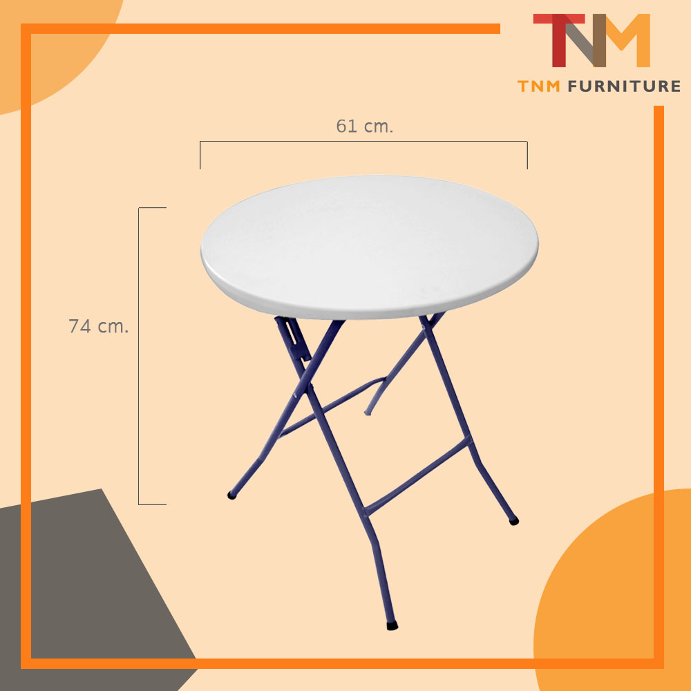 โต๊ะกลมเอนกประสงค์ 60cm.รุ่น FPO-60