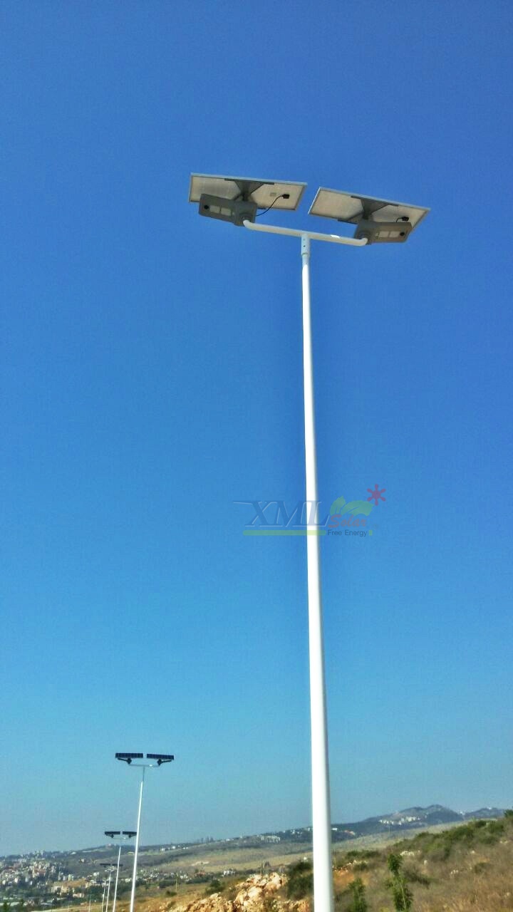 โคมไฟถนนอัจฉริยะ โซล่าเซลล์ 150 Watt Monocrystalline (แสง ขาว)