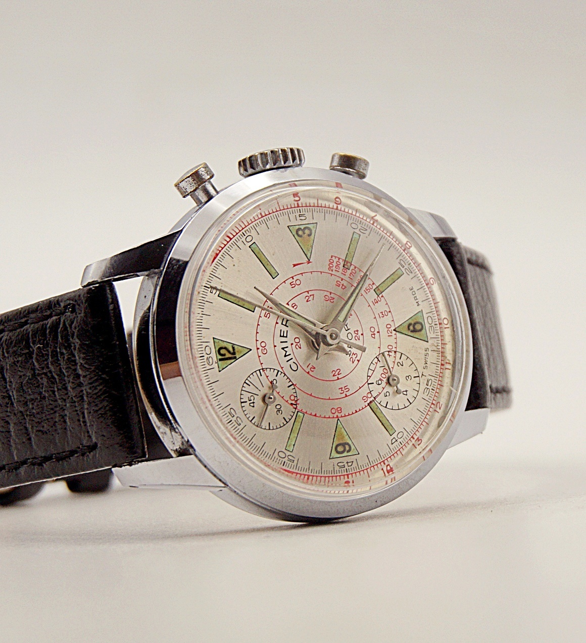 นาฬิกาเก่า CIMIER Chronograph ไขลาน