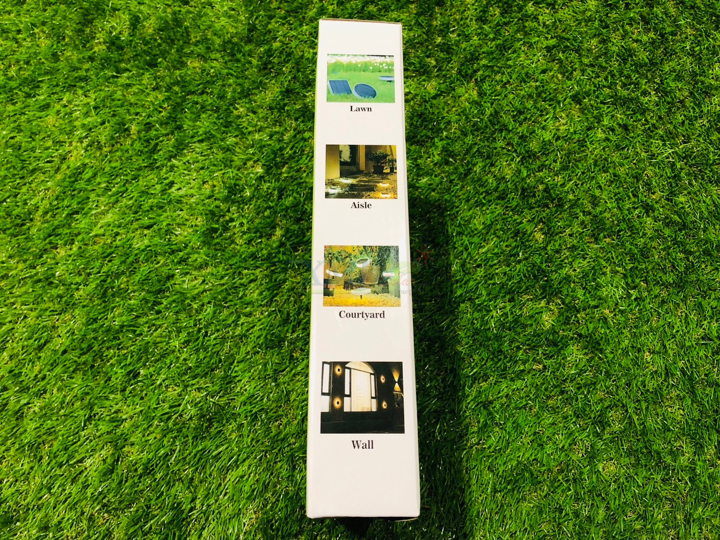 โคมไฟฝังพื้นโซล่าเซลล์ ทรงกลม รุ่น DPD-0544 (แสงขาว + เหลืองวอมไวท์)