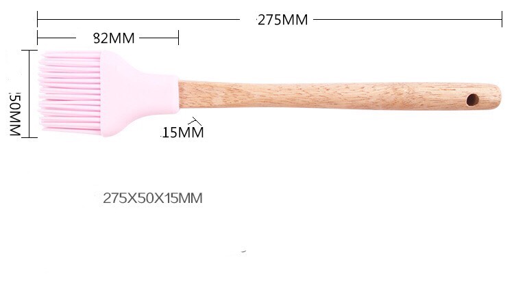 แปรงทาเนย แปรงทาไข่ขาว ทาไข่แดง ซิลิโคน 2" (คละสีให้นะคะ)