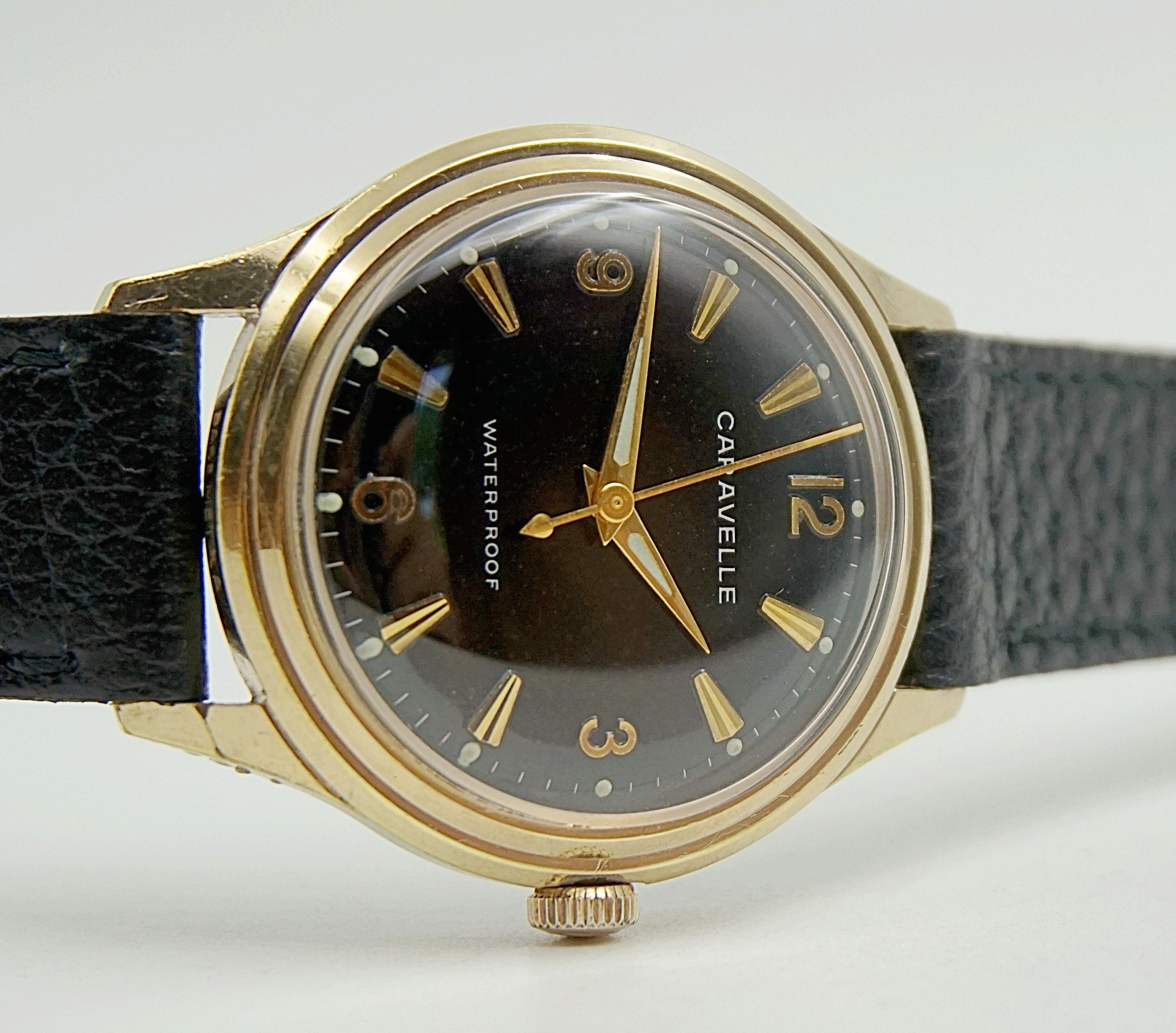 นาฬิกาเก่า CARAVELLE ไขลาน