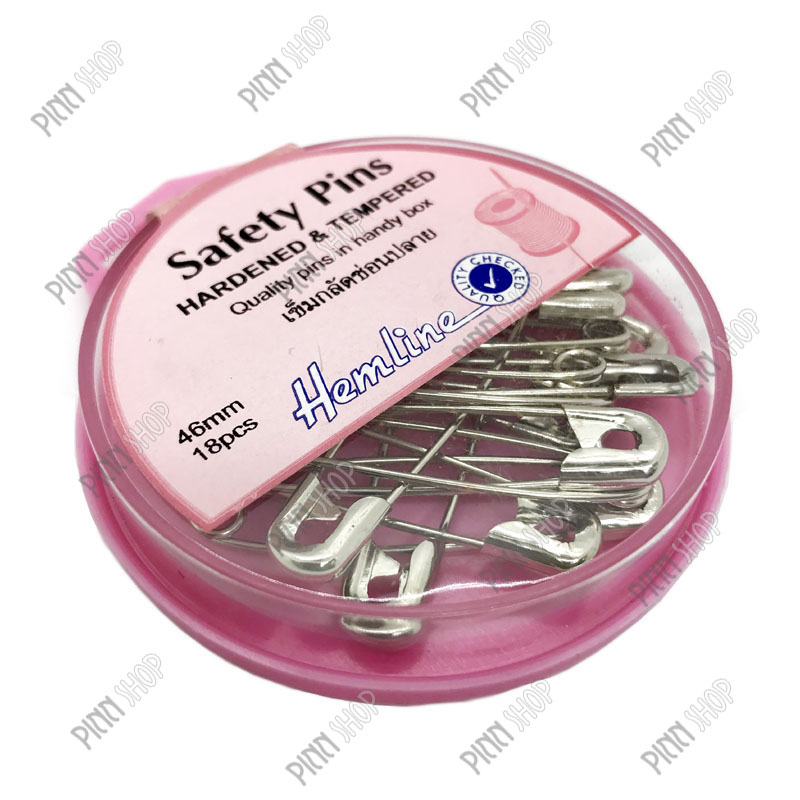 เข็มกลัดซ่อนปลาย ขนาด 46 มม.