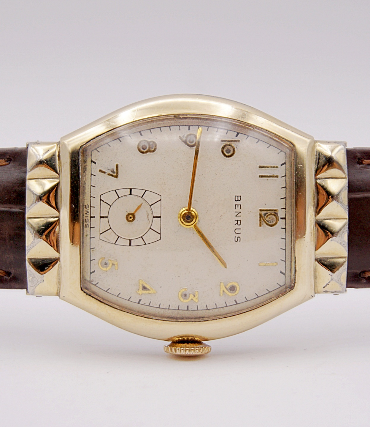 นาฬิกาเก่า BENRUS ไขลานสองเข็มครึ่ง