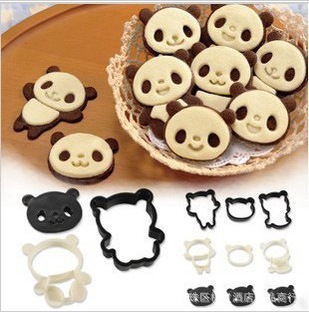 พิมพ์กดคุกกี้ Panda 3 มิติ