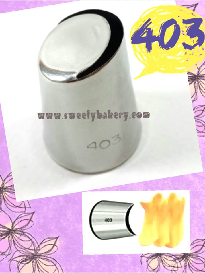 หัวบีบไซส์พิเศษ เบอร์ 403 (นำเข้าเกาหลี) RUFFLE TUBES