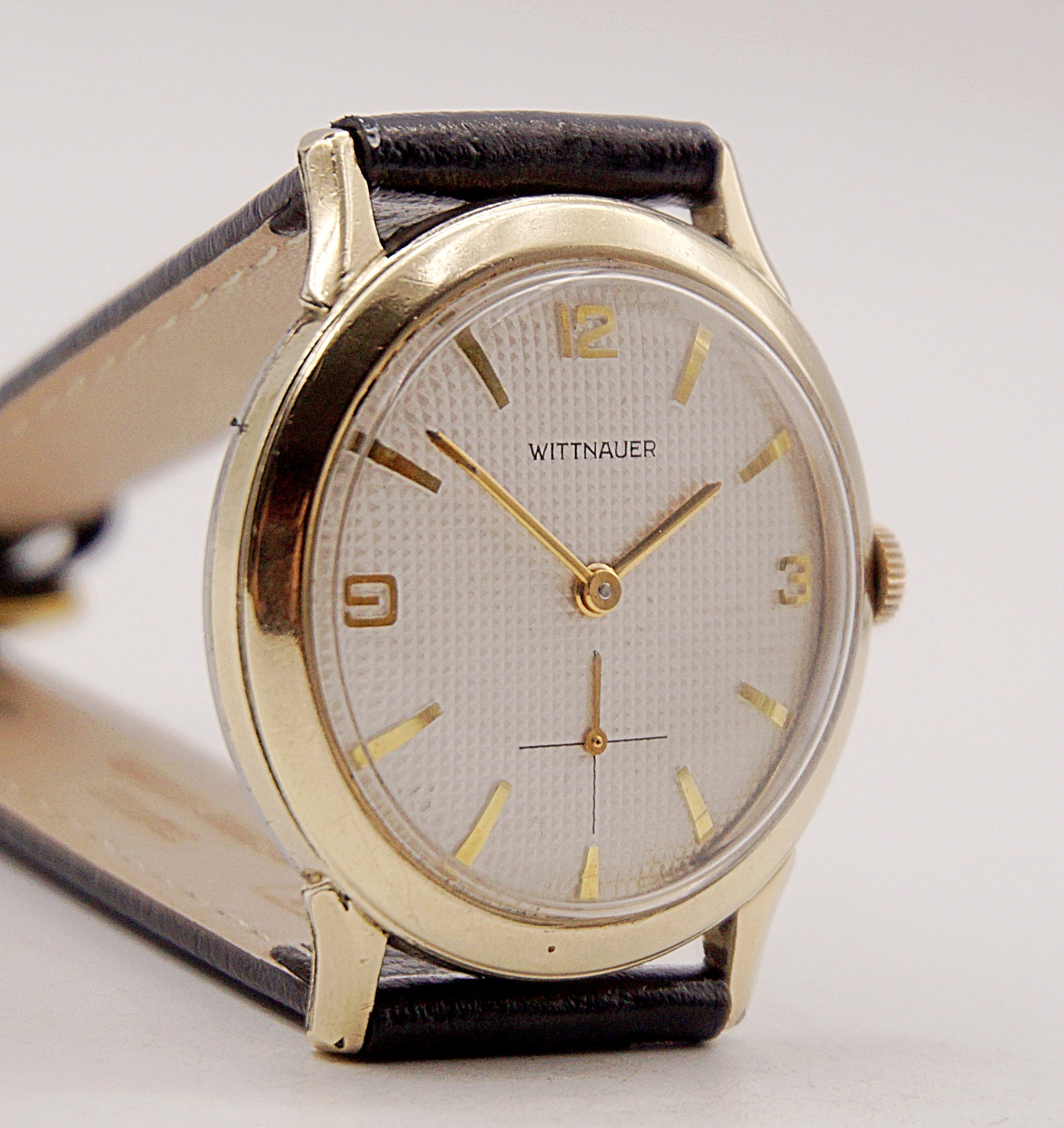 นาฬิกาเก่า WITTNAUER BY LONGINES ไขลานสองเข็มครึ่ง