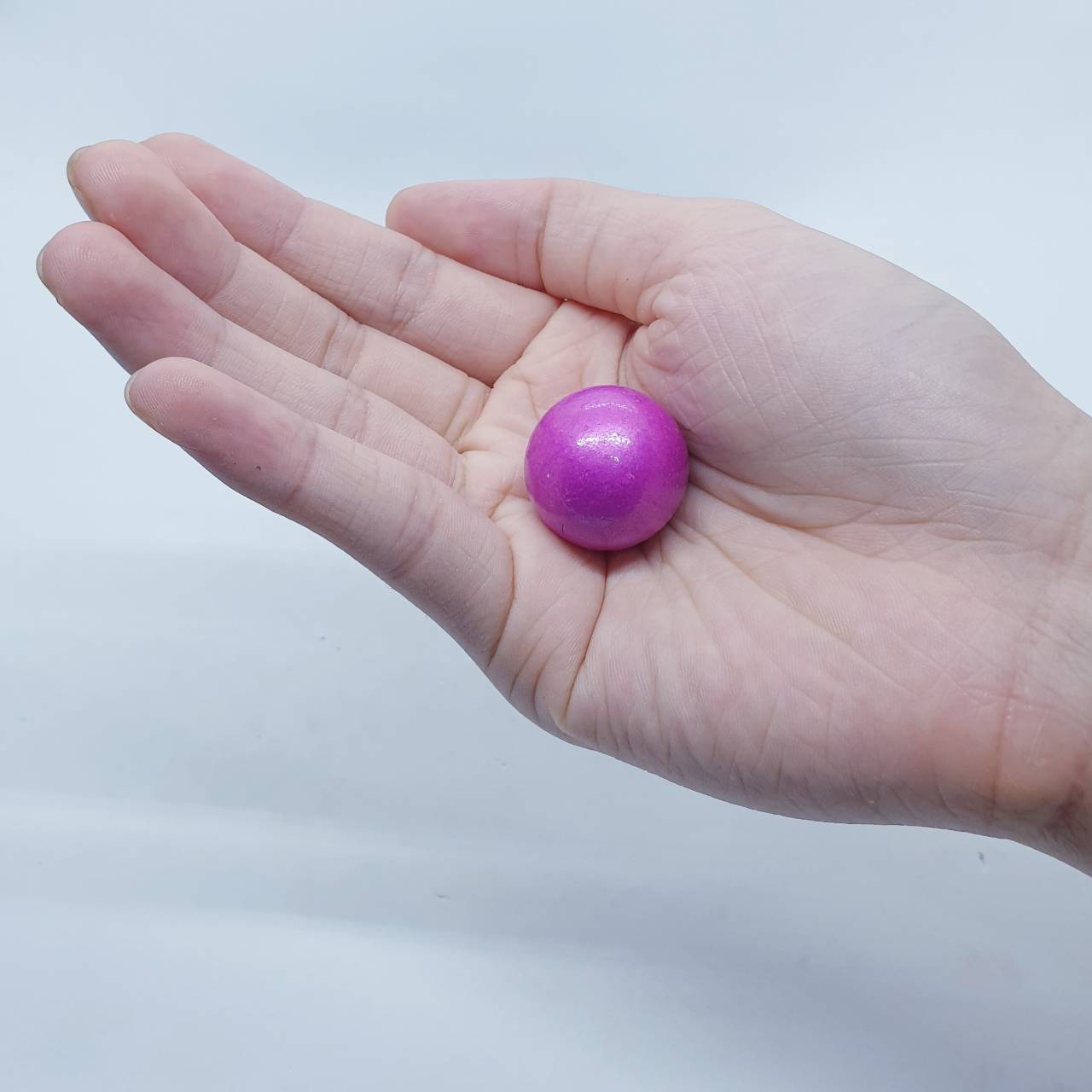 ลูกแก้ว กานต์มณี 25มิล บรรจุ 20ลูก (หินเคลือบสีสดสวย)