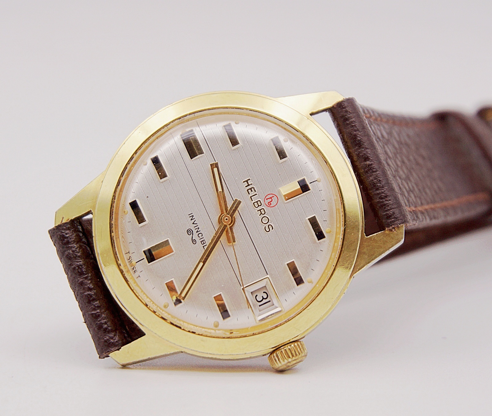 นาฬิกาเก่า HELBROS ไขลาน
