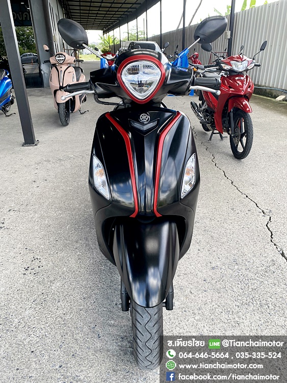 ★ดาวน์2,000★GRAND FILANO ปี 66 สีดำ เครื่องเดิมดี ชุดสีสวย ประหยัดน้ำมัน เครื่องดี ศูนย์ดี ใช้งานได้ทั้งครอบครัว ราคา 49,900