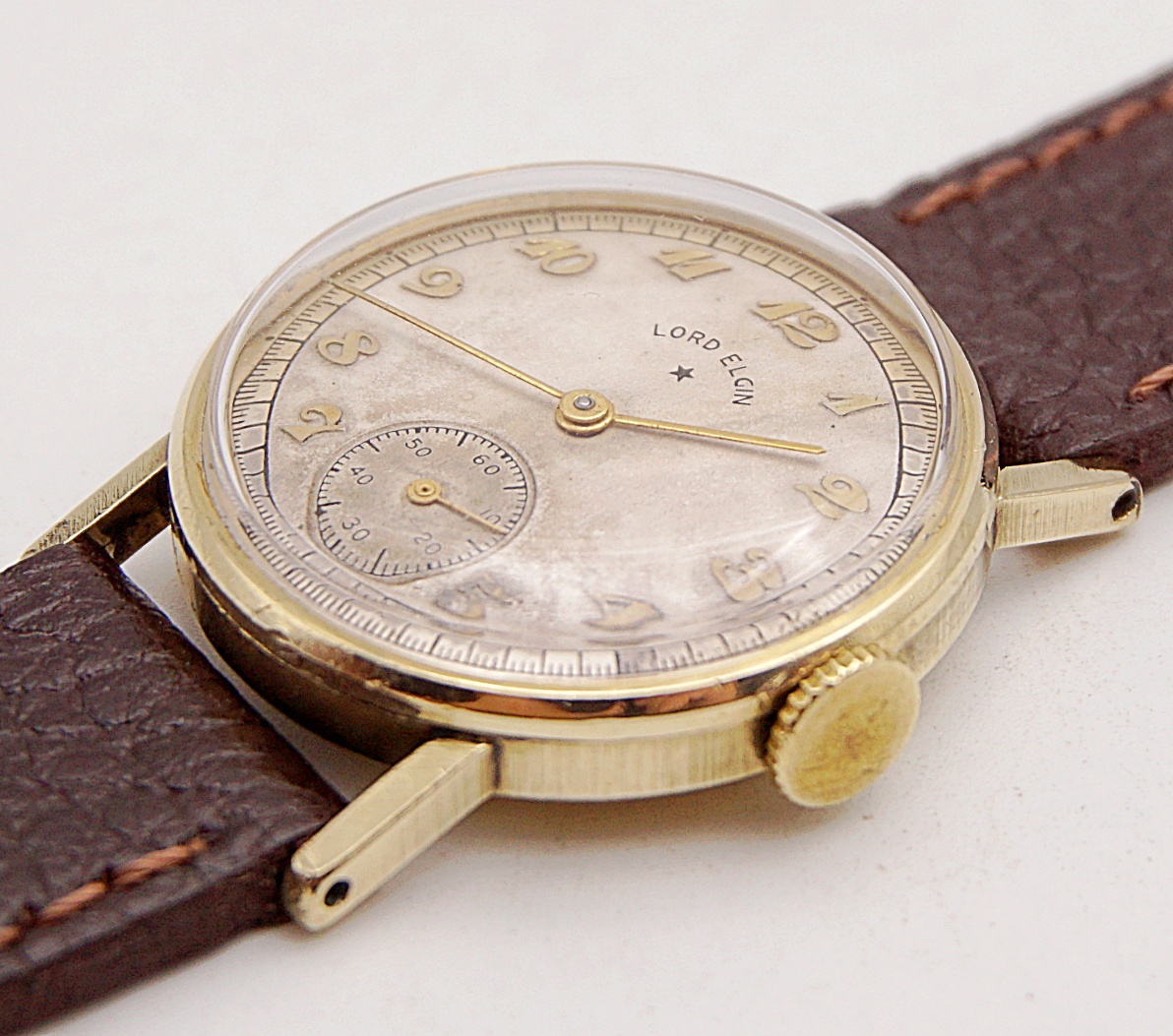 นาฬิกาเก่า LORD ELGIN ไขลานสองเข็มครึ่ง