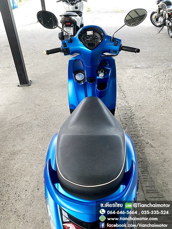 ★ดาวน์3,500★GRAND FILANO ปี 66 สีน้ำเงิน เครื่องเดิมแน่น ขับขี่นิ่มๆ ยูบ็อกใหญ่ ชุดสีสวยเป๊ะ เครื่องดี ศูนย์ดี ราคา 49,900