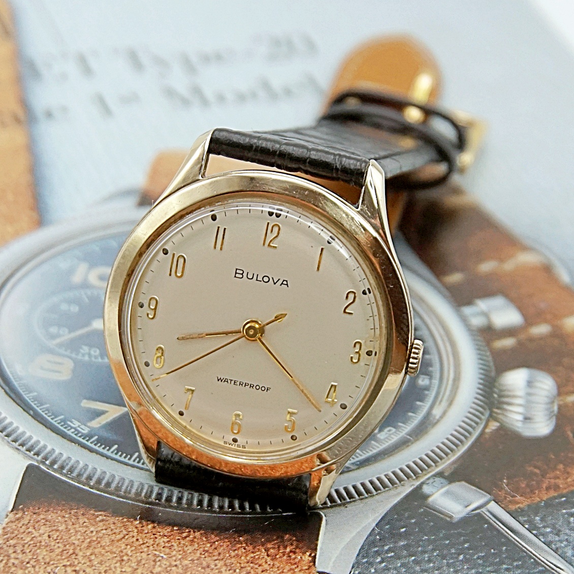 นาฬิกาเก่า BULOVA ไขลาน