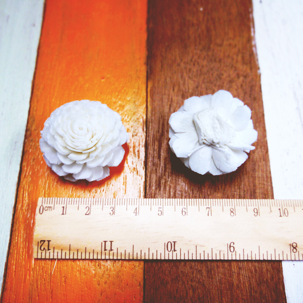 ดอกไม้ดูดน้ำหอม มะลิซ้อน 3.5cm Dia.