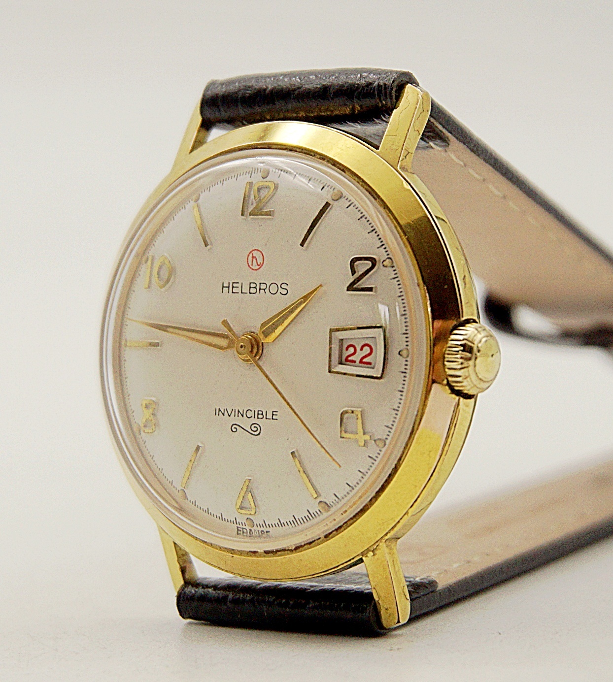 นาฬิกาเก่า HELBROS ไขลาน