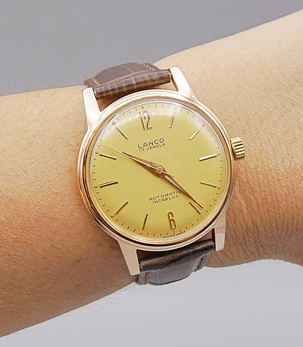 นาฬิกาเก่า LANCO ออโตเมติก
