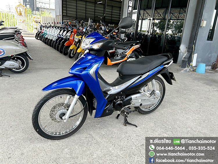 WAVE110I ปี66 สีน้ำเงิน ชุดสีสวยรอบคัน เครื่องเดิมๆ ศูนย์ดี เครื่องแน่น ขับขี่นิ่มๆ ประหยัด ใช้งานทนทาน ราคา 38,900