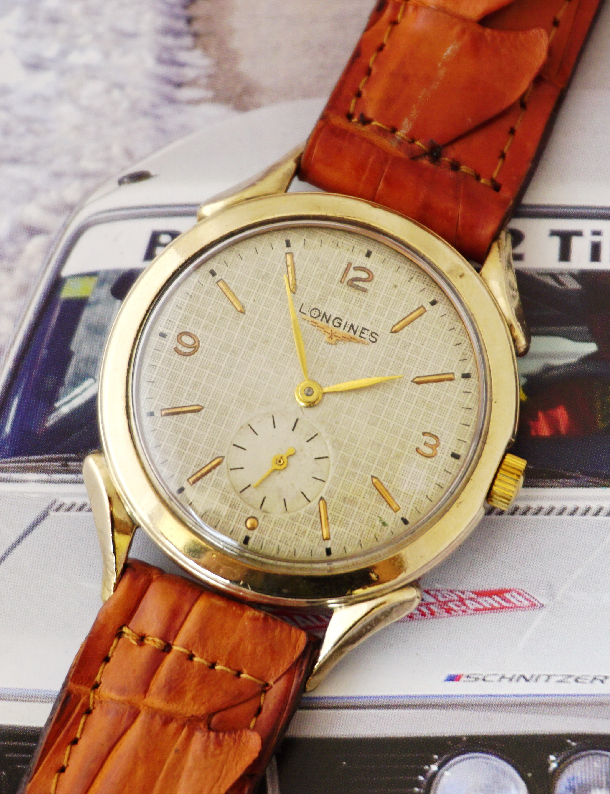 นาฬิกาเก่า LONGINES ไขลานสองเข็มครึ่ง