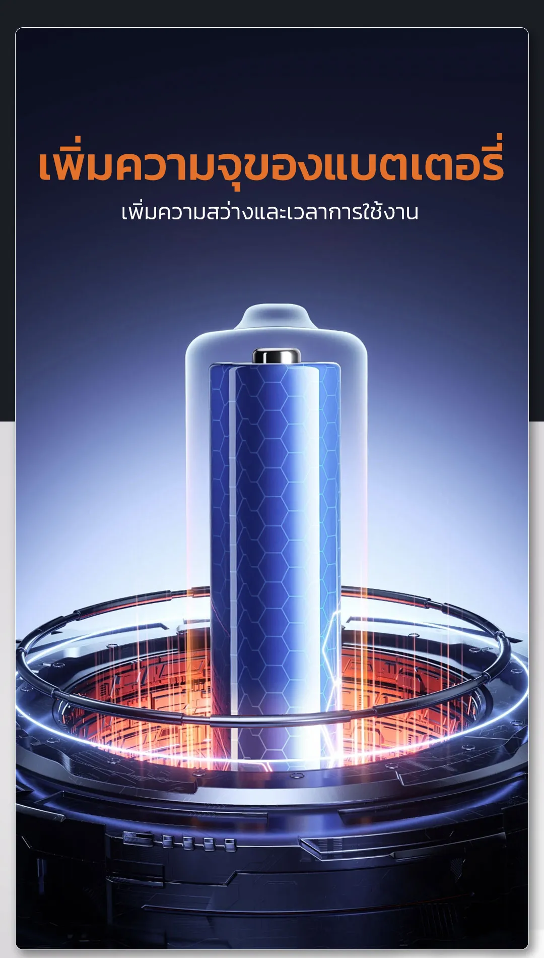 โคมไฟโซล่าเซลล์ ติดเพดาน Highbay รุ่น D MAX 400W (แสง : เหลืองวอมไวท์)